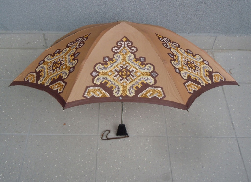 Parasolka Parasol Składana Art Deco L 50 60 Knirps