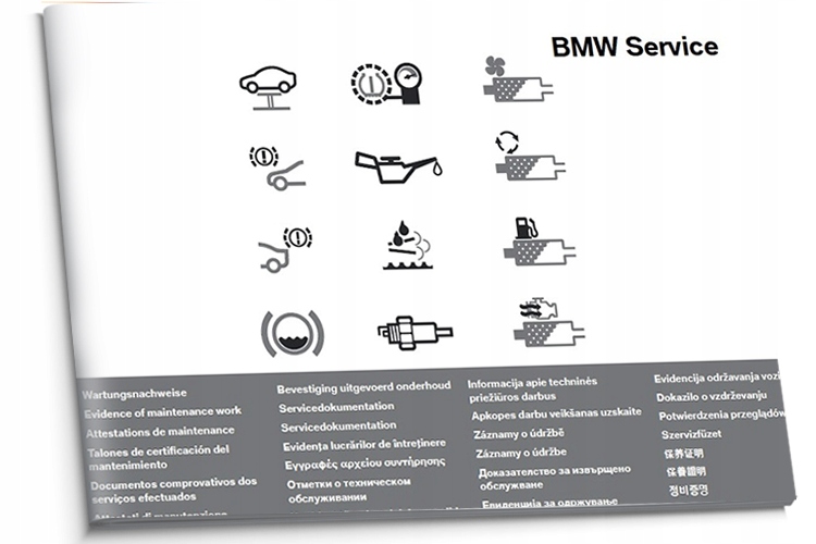 BMW Polska Czysta Książka Serwisowa od 2008