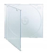 Pudełka Mini (8cm) CD DVD Przeźroczyste - 10 szt
