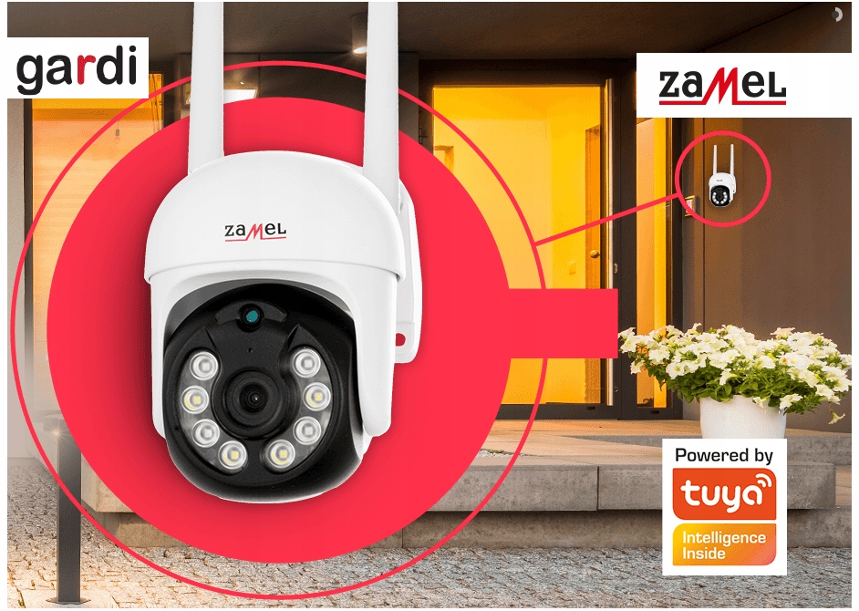 KAMERA BEZPRZEWODOWA PTZ TUYA 3MP KPT-01 - 11563235144 - oficjalne