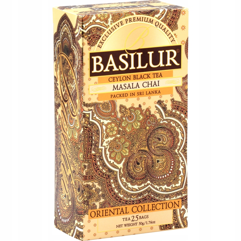 Herbata czarna saszetki Basilur Masala Chai 25x2g