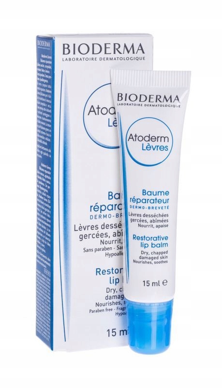 BIODERMA ATODERM LEVRES ODŻYWCZY I REGENERUJĄCY BALSAM DO UST 15ml