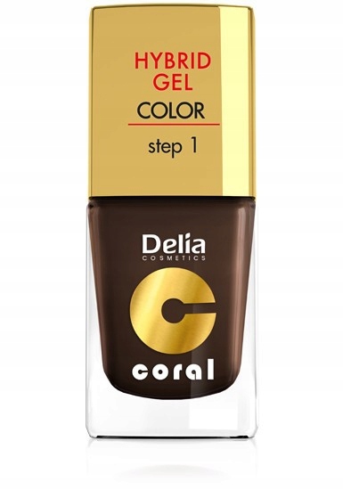 Delia Cosmetics Coral Hybrid Gel 07 ciemna czekola