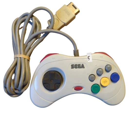 Pad Sega Saturn SS gamepad oryginalny kontroler Biały