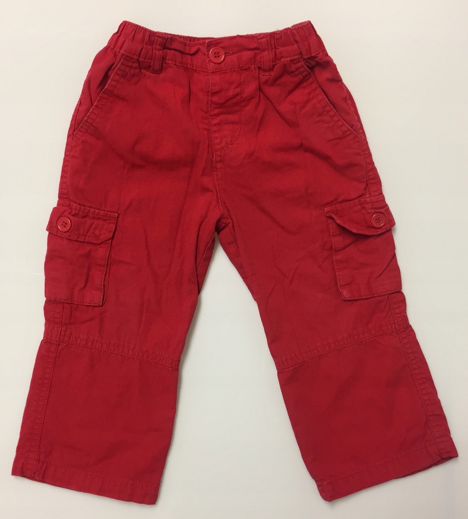 EARLY DAYS Spodnie bojówki czerwone 92