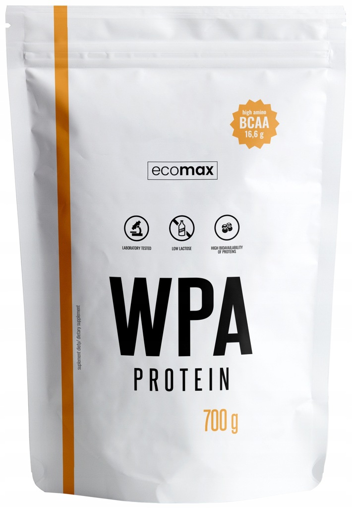 ECOMAX WPA 700g BIAŁKO WHEY PROTEIN ACIDOFILNY WPC