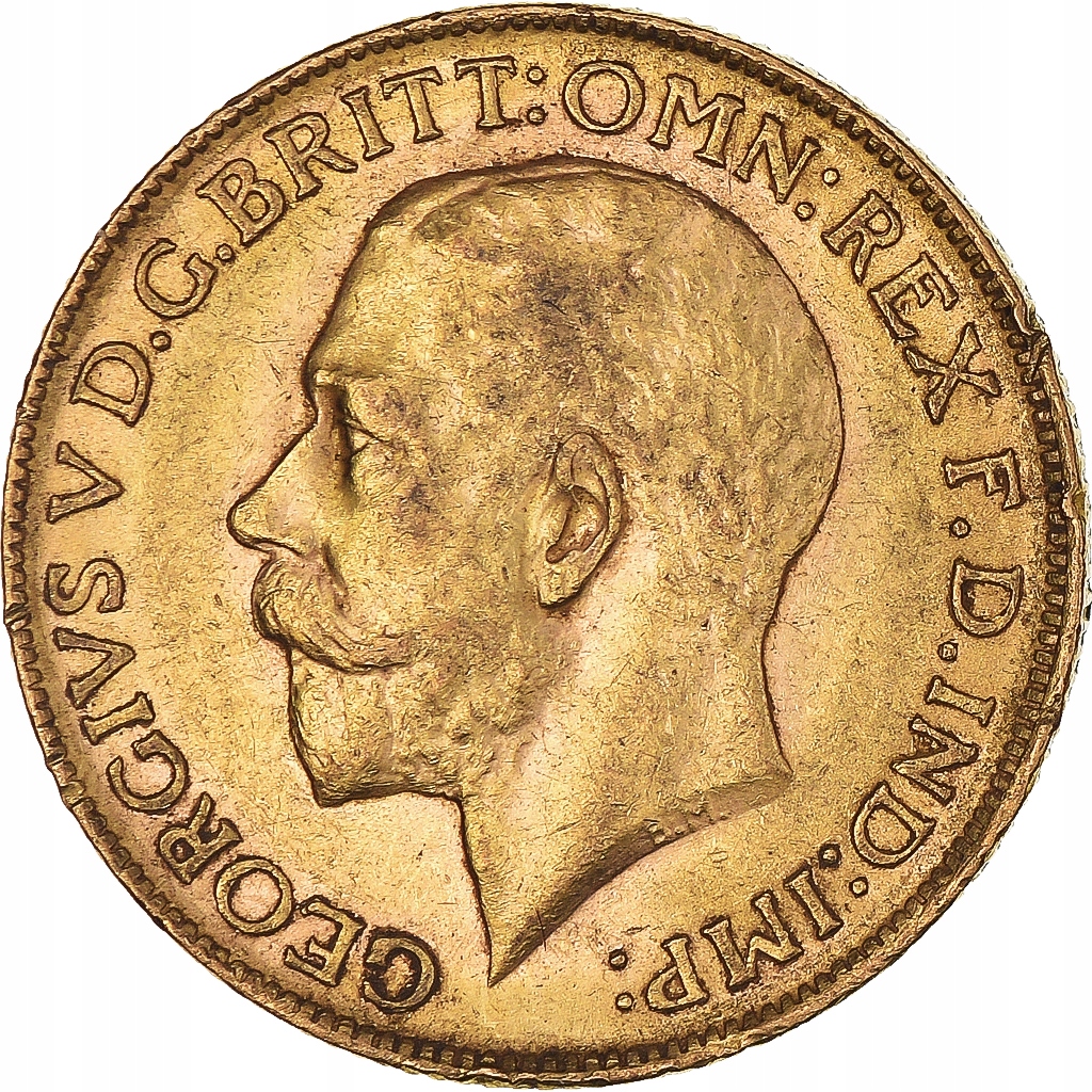 Moneta, Australia, George V, Sovereign, 1912, Pert