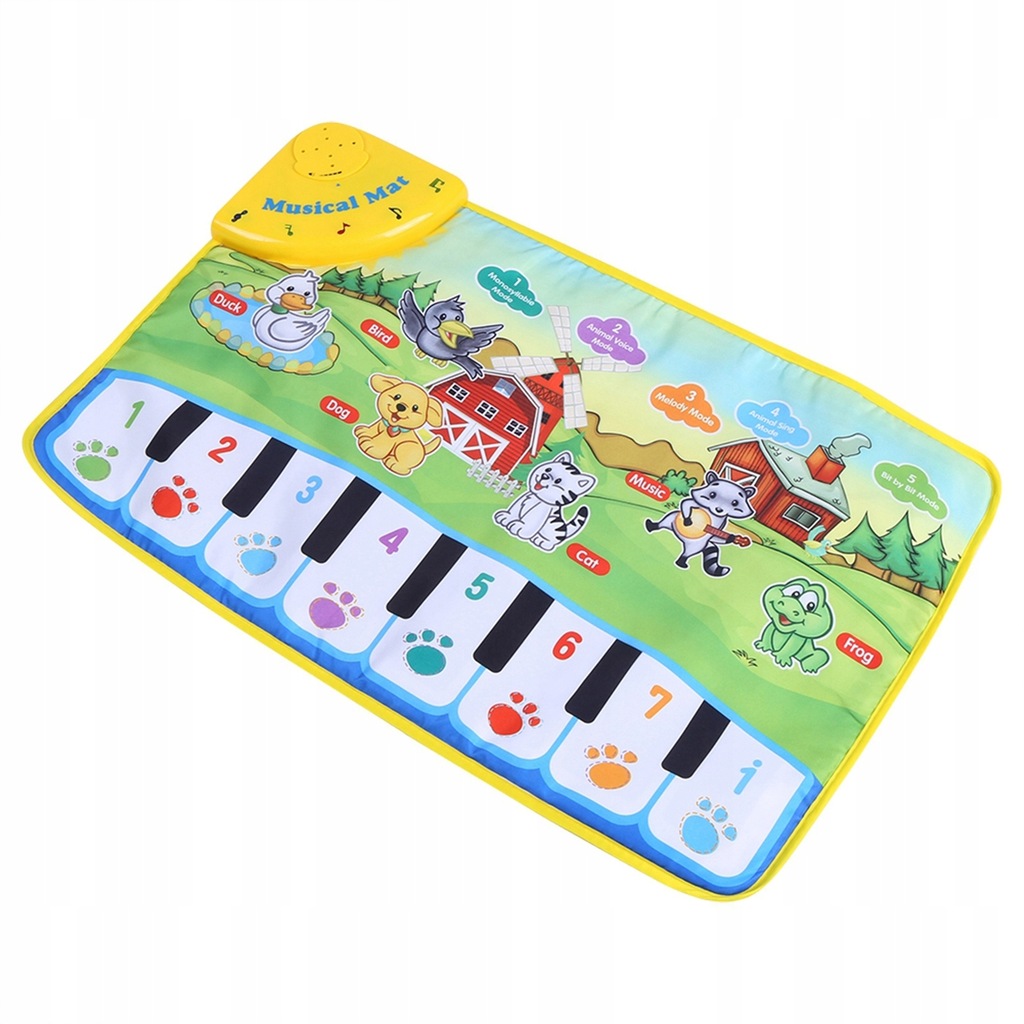 Mata muzyczna dla dzieci Dzieci indeksujące fortepian Dywan 4X