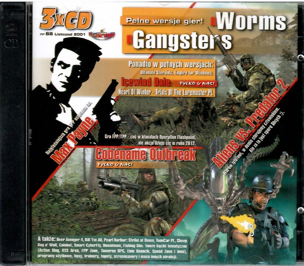 Worms (1995) + Gangsters (1999) 12851210767 oficjalne archiwum Allegro