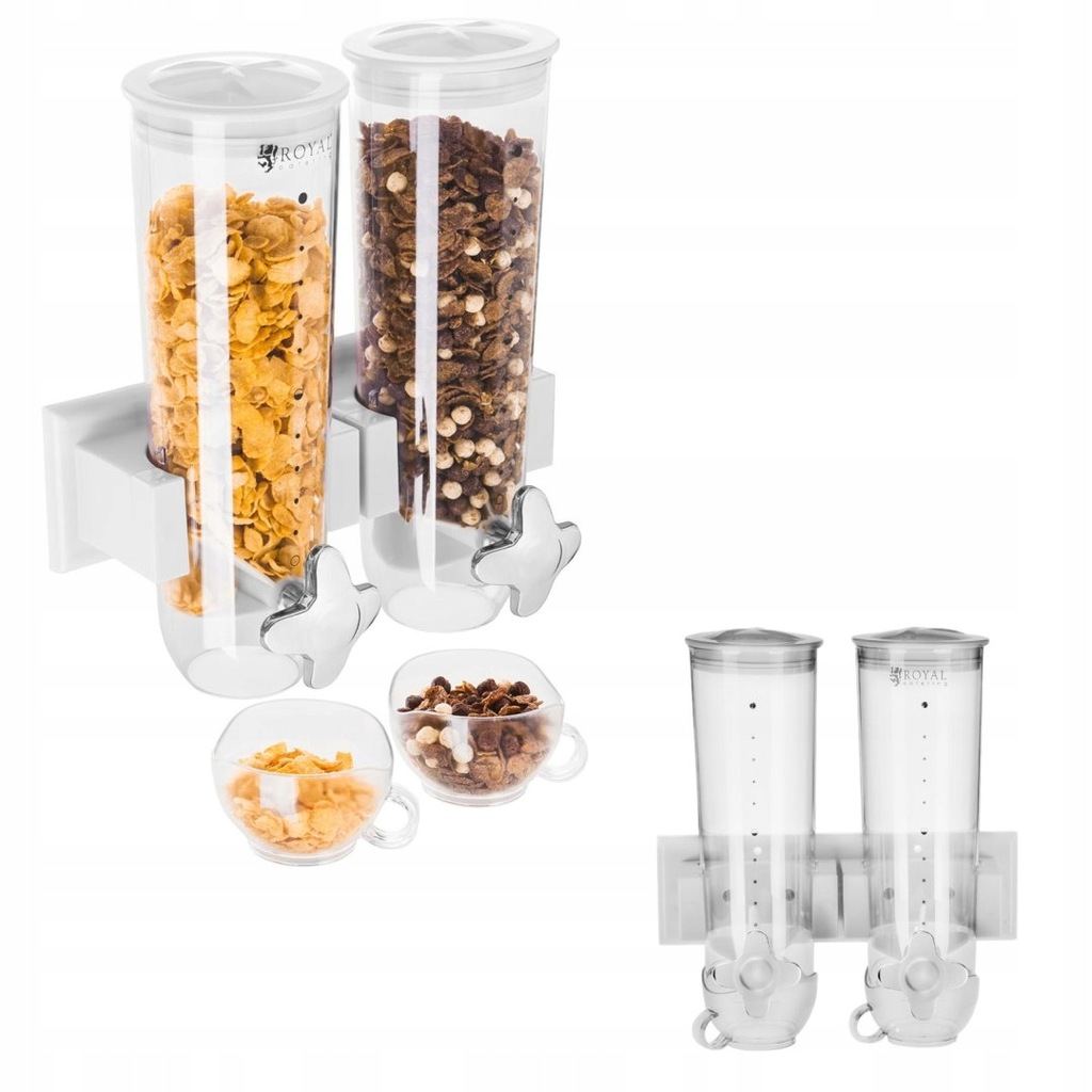 Dozownik dyspenser do produktów sypkich płatków mu