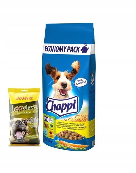 CHAPPI KURCZAK DRÓB WARZYWA 13,5kg + GRATIS