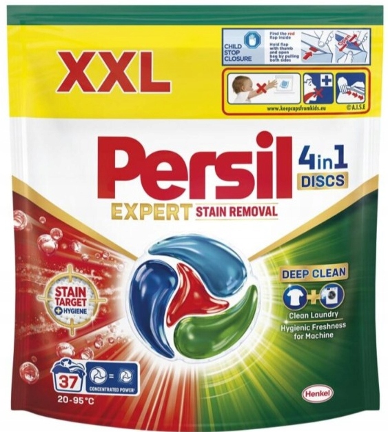 Persil kapsułki do prania Discs 4w1 Expert Stain Removal 37 prania