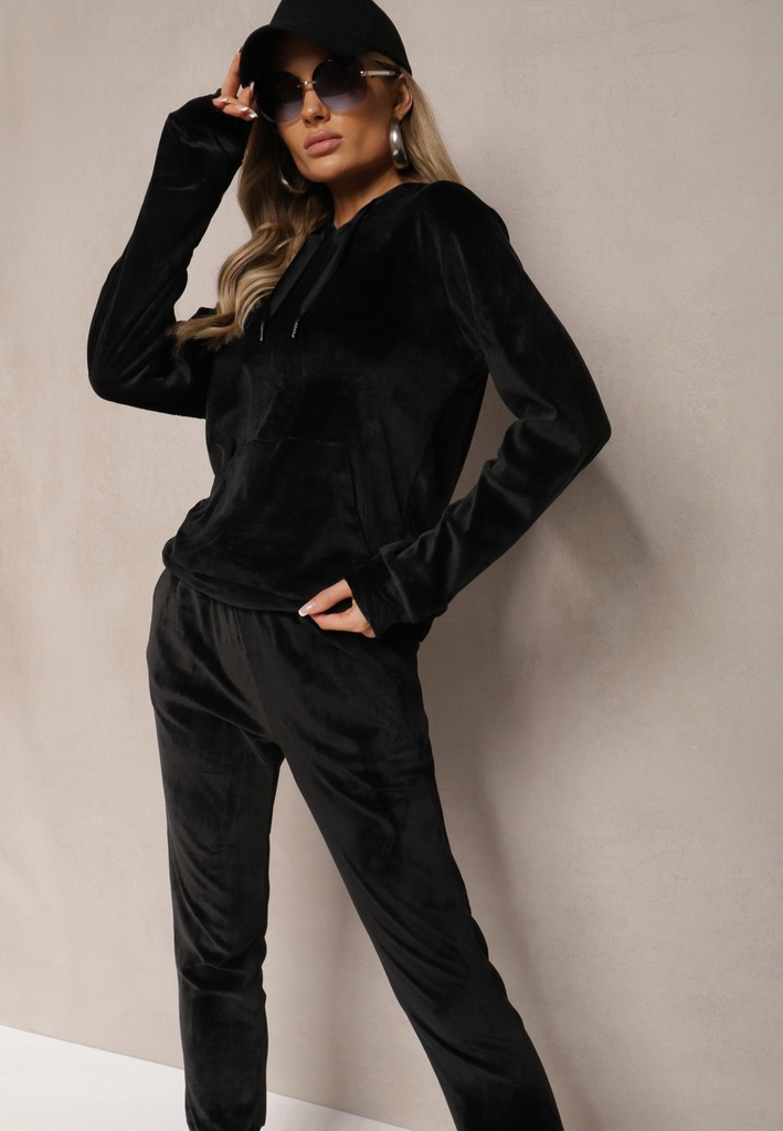 Renee Czarny Komplet Dresowy damskie S/M