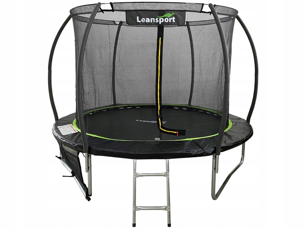 TRAMPOLINA LEAN SPORT MAX 8FT CZARNO-ZIELONA