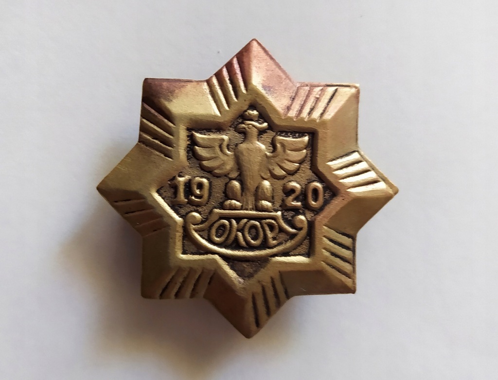 Odznaka Ofiarnych O.K.O.P. 1920 r.