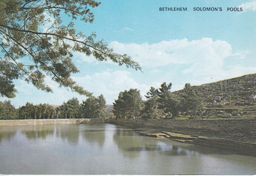 IZRAEL - BETLEJEM - SOLOMON'S POOLS