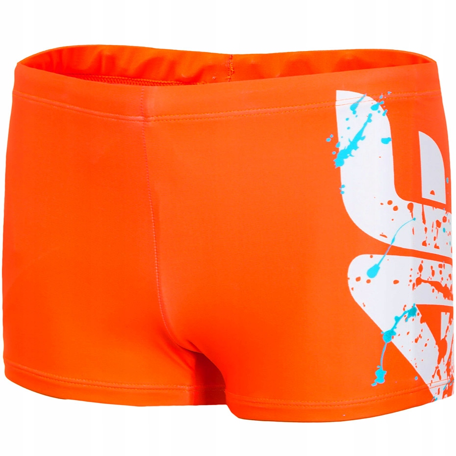 Spodenki kąpielowe dla chłopca 4F pomarańcz neon H
