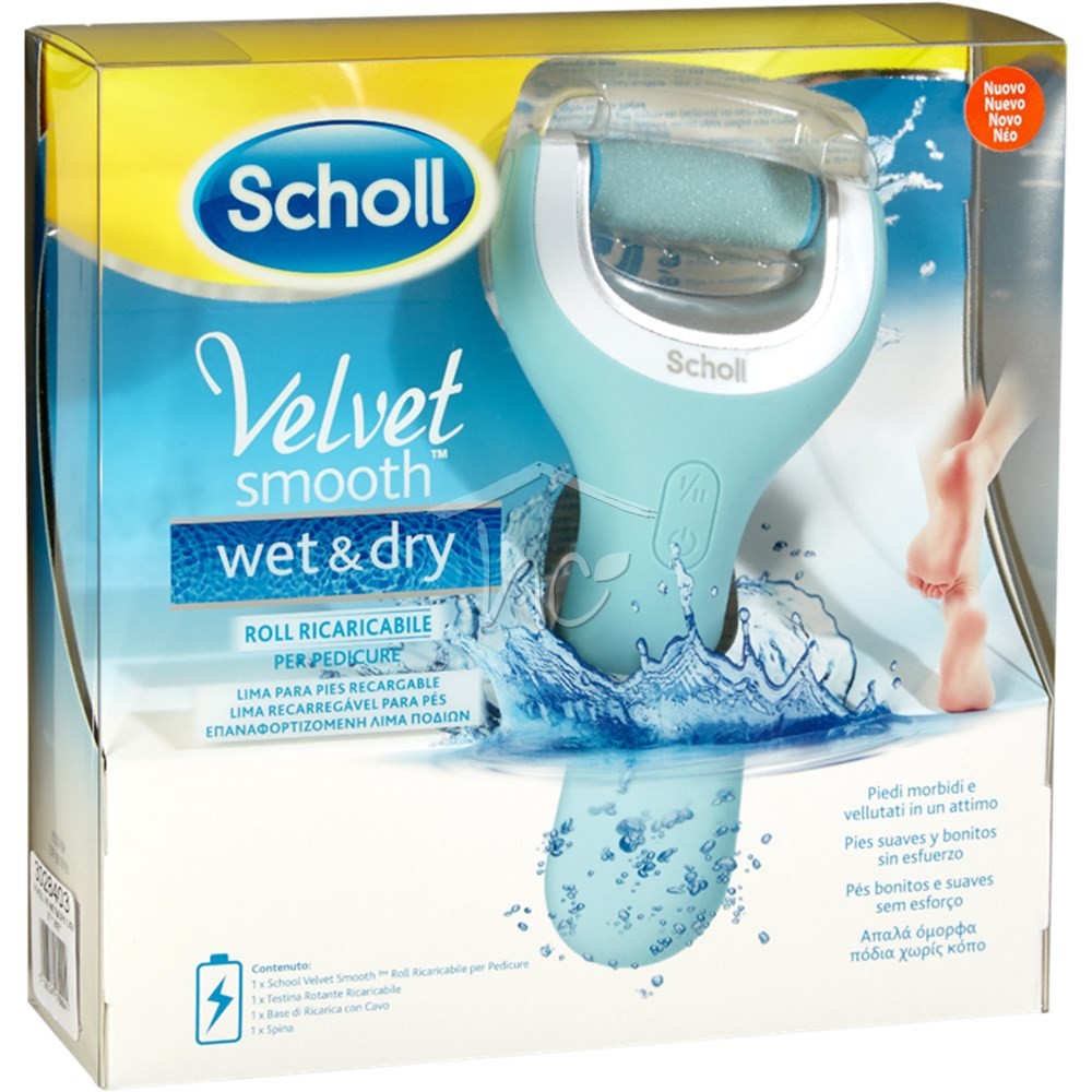 SCHOLL VELVET SMOOTH WET DRY ELEKTRYCZNY PILNIK