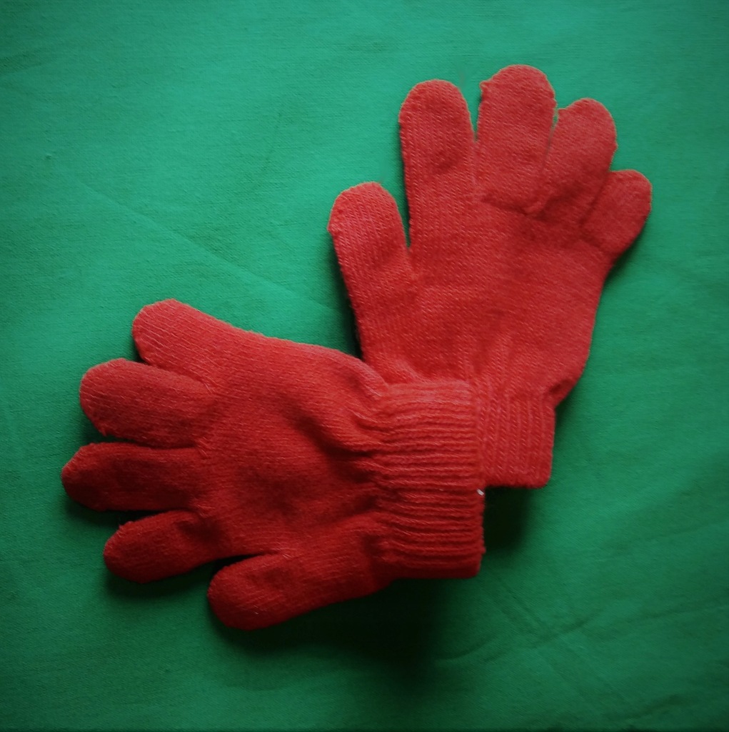 Wygodne, czerwone rękawiczki - TANIO! BCM!