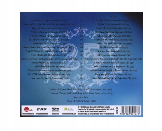 Купить BAD BOYS BLUE, юбилейный альбом к 25-летию, 2CD+DVD: отзывы, фото, характеристики в интерне-магазине Aredi.ru