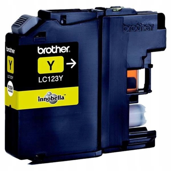 Brother oryginalny ink / tusz LC-123Y, yellow, 600