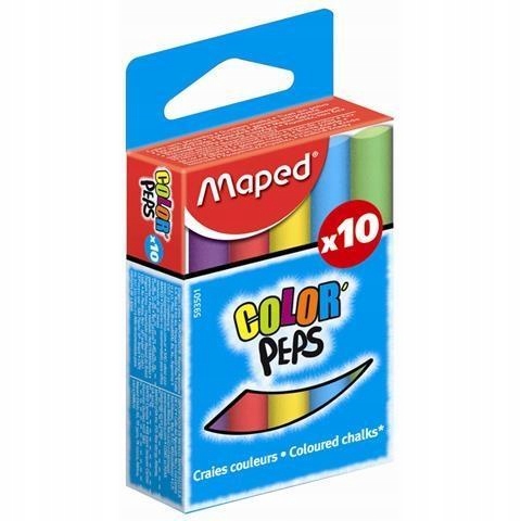 KREDA COLORPEPS KOLOROWA 10 SZTUK MAPED, MAPED