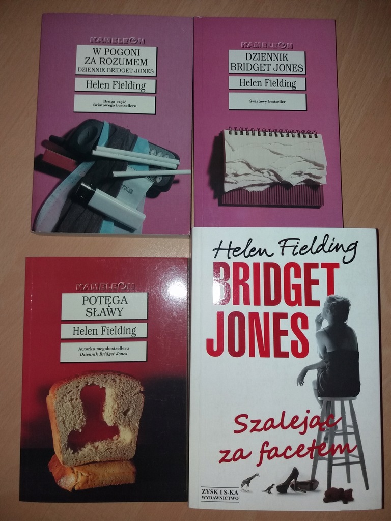 Helen Fielding Zestaw 4 Ksiazek Bridget Jones 7993792209 Oficjalne Archiwum Allegro