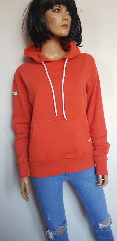 SUPERDRY BLUZA POMARAŃCZOWA KAPTUR 40