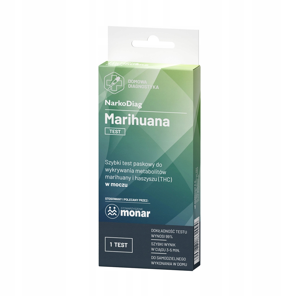 Test na wykrywanie marihuany w moczu NarkoDiag 11889153370