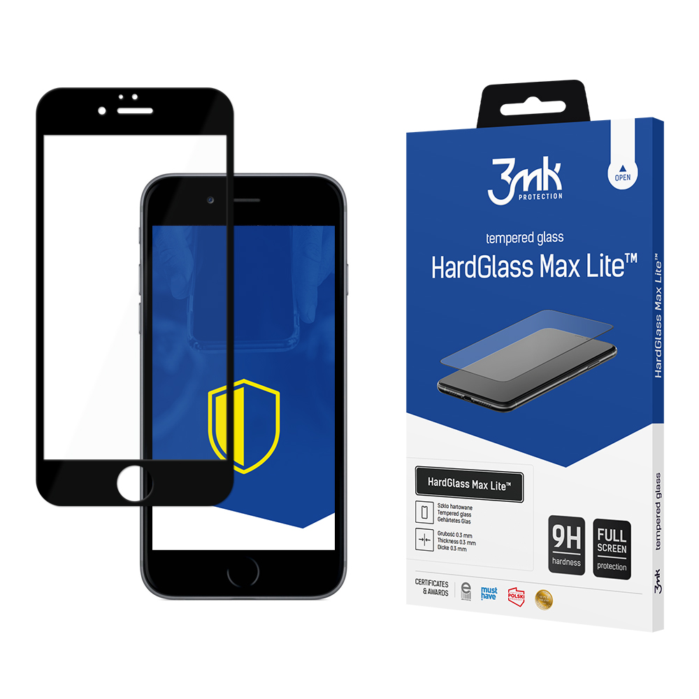 SZKŁO 3mk HardGlass Max Lite do iPhone 6+ 6s+ Plus