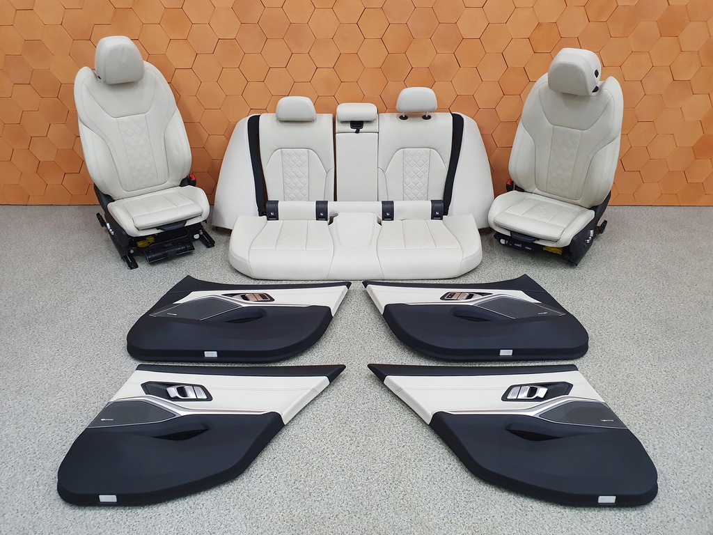 BMW G20 MPAKIET WNĘTRZE FOTELE BOCZKI SKÓRA 11658335331 oficjalne