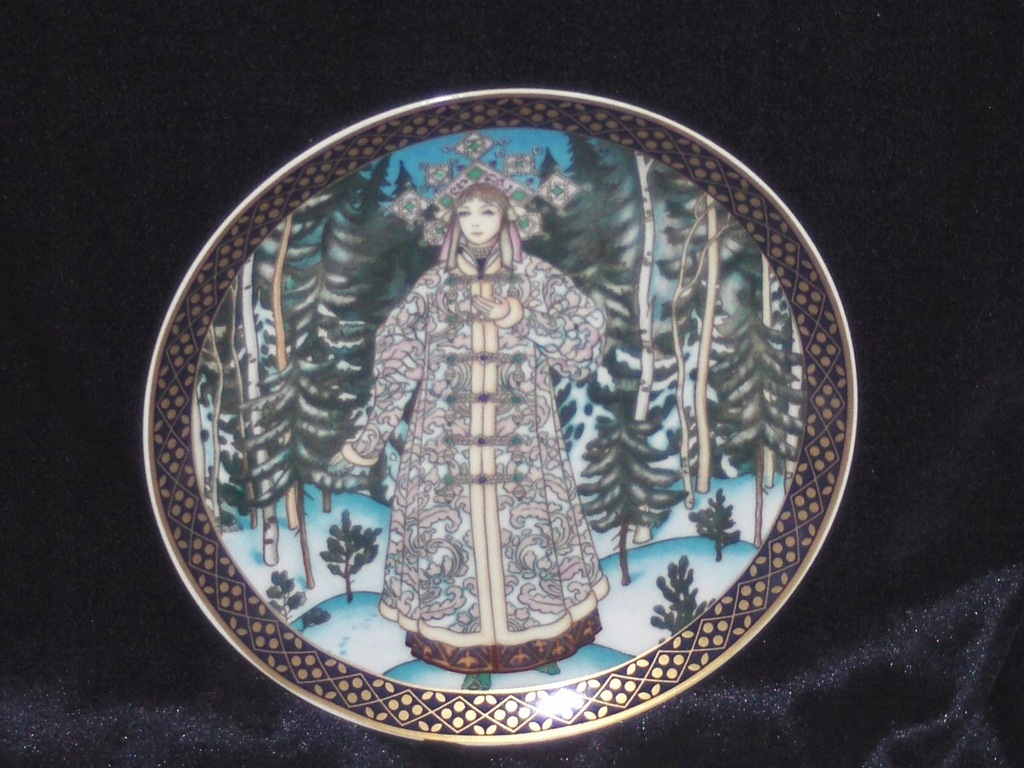Heinrich V&B Talerz obraz porcelanowy Bajki Rosji