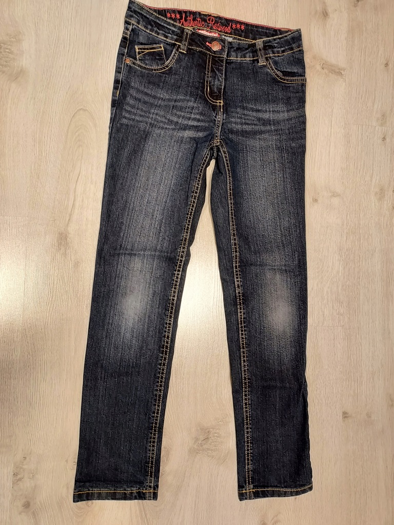 spodnie jeans ciemnoniebieskie