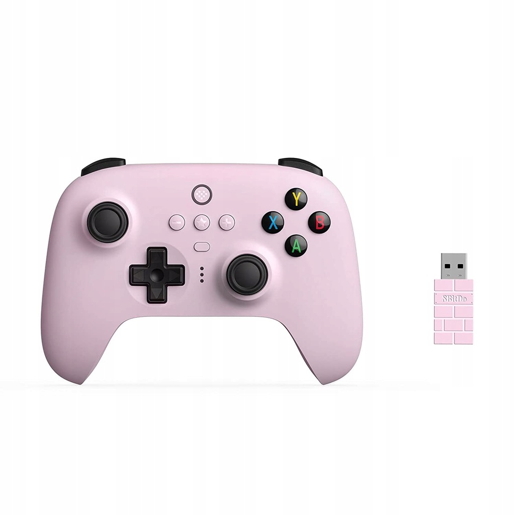 Pad bezprzewodowy, 8Bitdo Ultimate 2.4G Controller Hall Effect Edition Pink