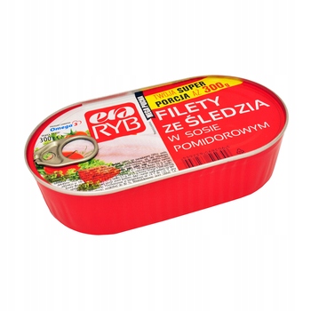 Era Ryb Filety Śledziowe w Sosie Pomidorowym 300g