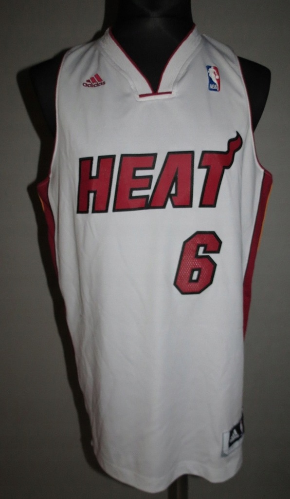 ORYGINALNA KOSZULKA NBA ADIDAS MIAMI HEAT JAMES__M