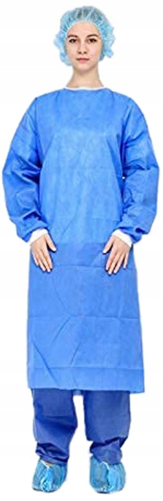 BERICAH KOSZULE TNT USA I ROLKA Z MANKIETAMI, NIESTERYLNE, NIEBIESKI, L