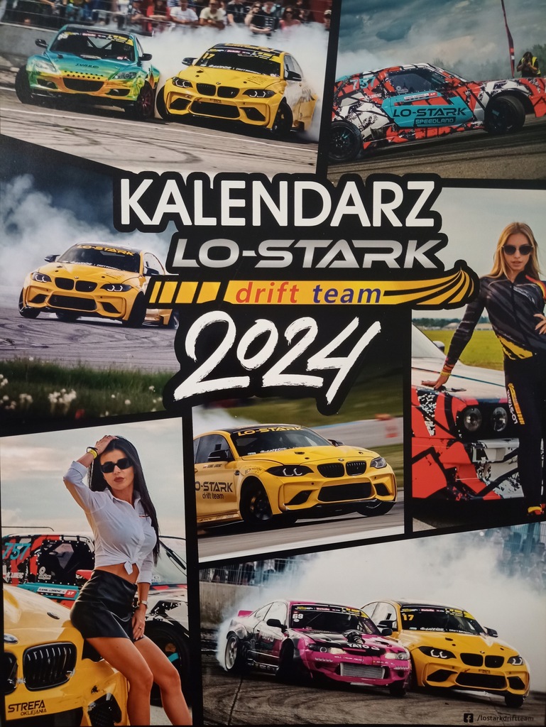 Kalendarz ścienny LO-STARK Drift Team 2024