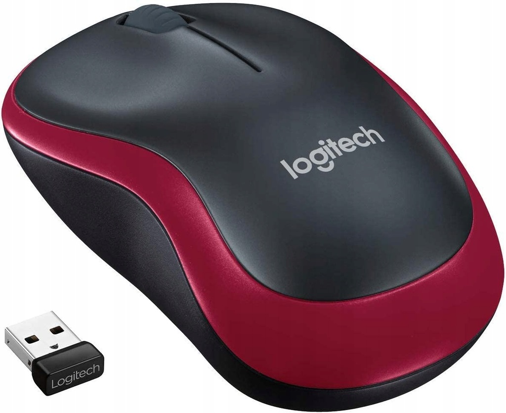 Myszka bezprzewodowa Logitech M185 sensor optyczny