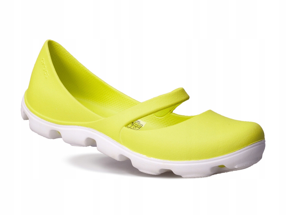 Dziecięce BUTY Baleriny Gumowe CROCS SPORT Żółte