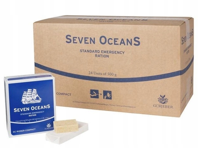 12 x Ratunkowe Racje Żywnościowe SEVEN OCEANS 500g