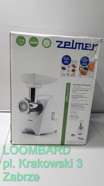 MASZYNKA DO MIĘSA ZELMER ZMM5548W