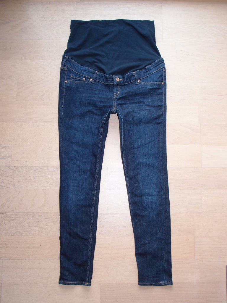 Ciążowe jeansy H&M MAMA SKINNY rozm.44 rurki