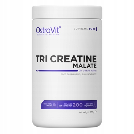KREATYNA TCM CREATINE MALATE OSTROVIT PURE JABŁCZAN