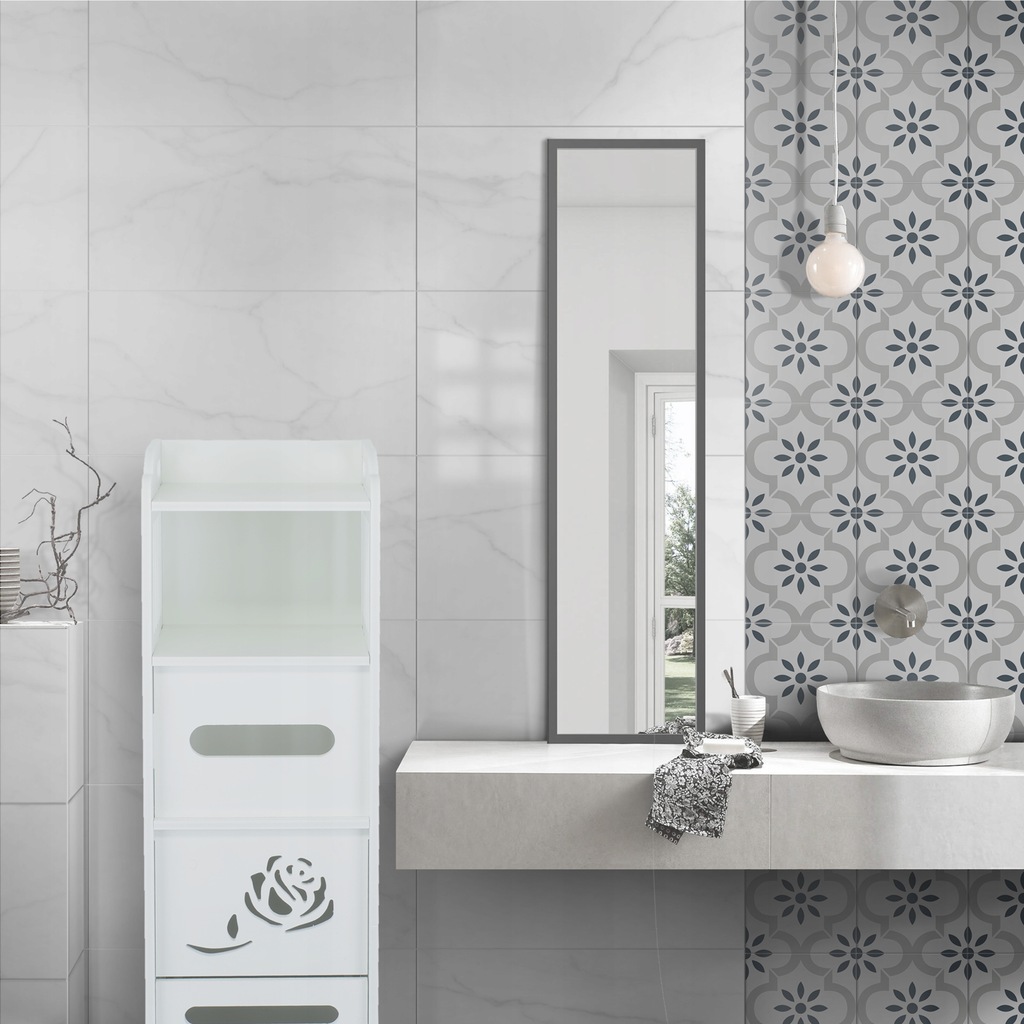 Купить Шкаф для ванной комнаты с белой колонной AZUROWA BASKET 80см: отзывы, фото, характеристики в интерне-магазине Aredi.ru