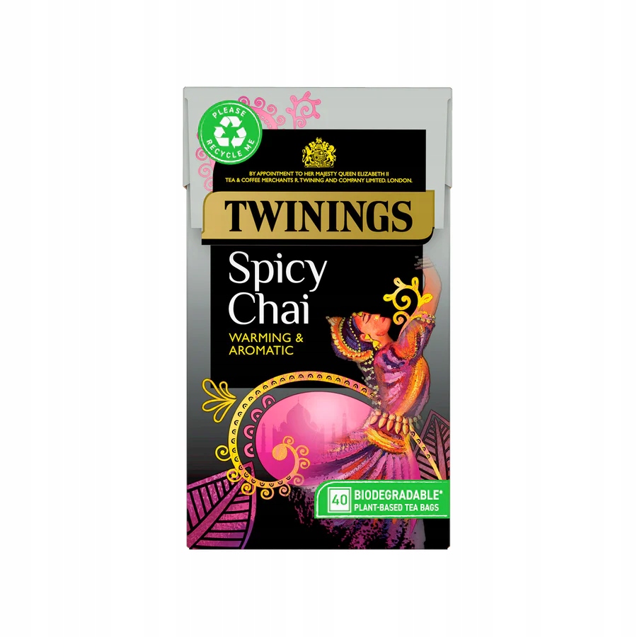 Twinings Spicy Chai Herbata Czarna 40szt UK