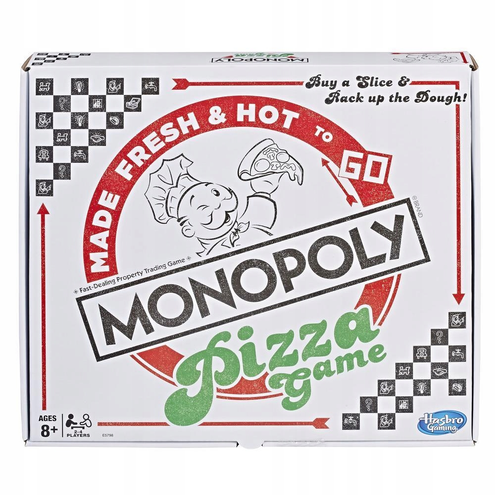 Gra rodzinna Monopoly PIZZA E5798 HASBRO