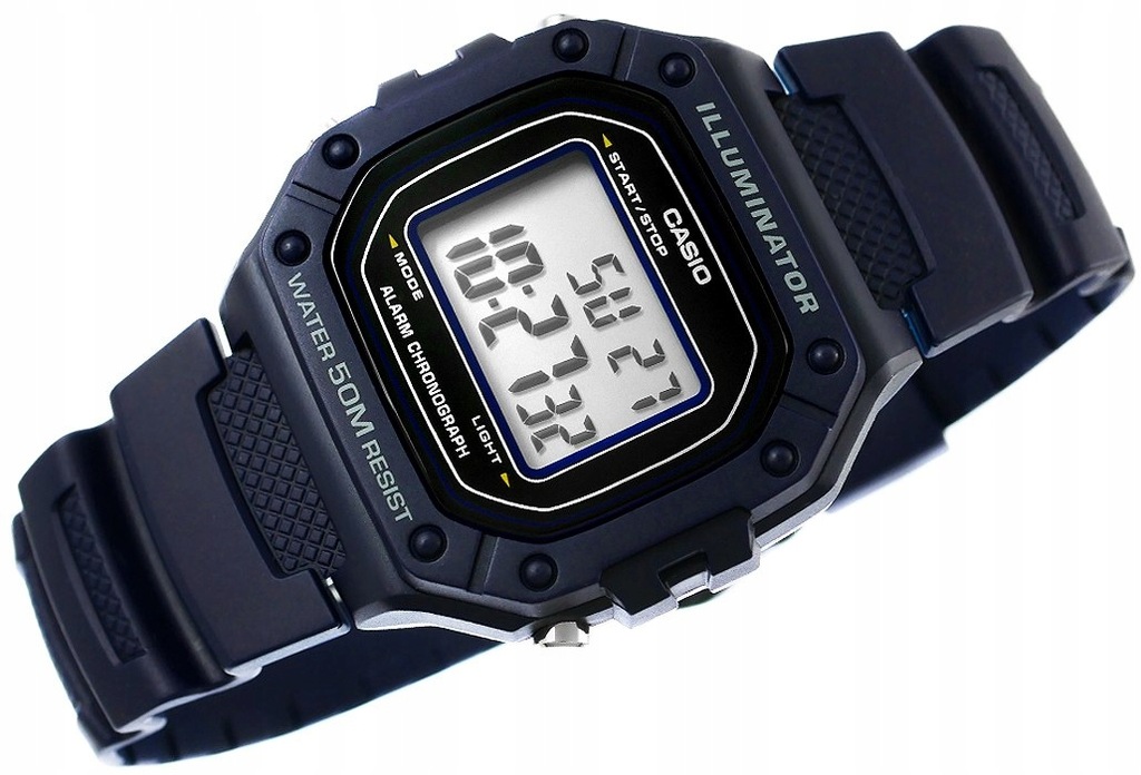 CASIO ZEGAREK MĘSKI (W-218H-2AVDF)