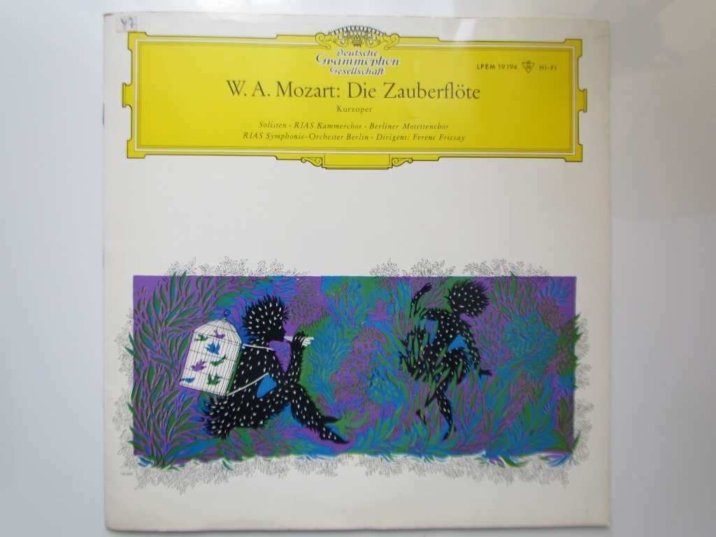 W. A. MOZART - Die Zauberflote - LP (GER)