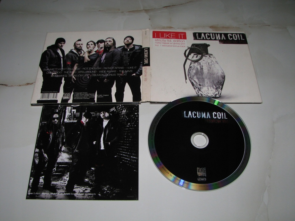Lacuna Coil – Shallow Life / Limited Edition, Digipak